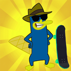 Perry skateboard icon