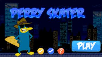 Perry skateboard Cartaz