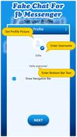 Fake Chat Maker For fb Messenger Ekran Görüntüsü 1