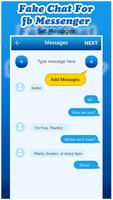 Fake Chat Maker For fb Messenger स्क्रीनशॉट 2