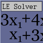 Équations linéaires Solver icône