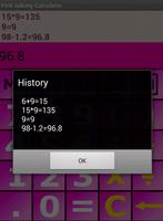 Pink talking Calculator screenshot 2