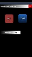 Simple Audio Recorder ภาพหน้าจอ 3