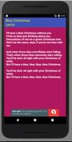 Blue Christmas Poster