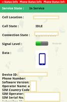 Phone Status Info स्क्रीनशॉट 1