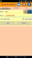 Bloquer SMS | Call Block | SMS capture d'écran 3