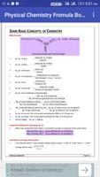 PHYSICAL CHEMISTRY FORMULA BOOK 2018 capture d'écran 1