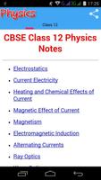 Class 12 Physics Notes پوسٹر