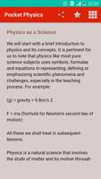 Pocket Physics تصوير الشاشة 3