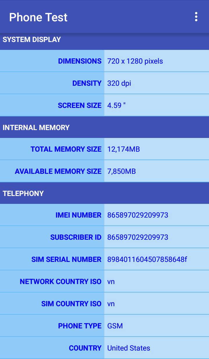 Phone test to. Модель Phone total Memory. Phone info Test. Phone *#0*# Test Mode.