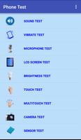 برنامه‌نما Phone Test (Hardware info) عکس از صفحه