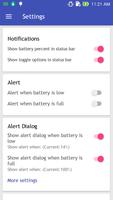 Battery Alert captura de pantalla 3