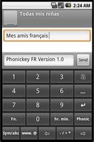 Phonic Keyboard French capture d'écran 1