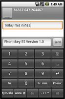 Phonic Keyboard Spanish اسکرین شاٹ 1