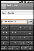 Phonic Keyboard Portuguese اسکرین شاٹ 1