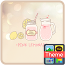 핑크 레몬에이드 카카오톡 테마 APK