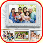 Family photo frame icône