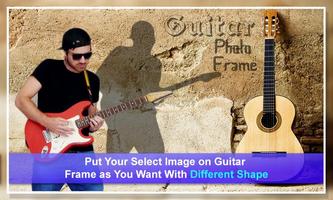 Guitar Photo Frame ポスター