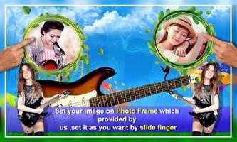 Guitar Dual Photo Frames اسکرین شاٹ 1