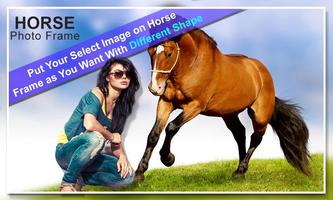 Horse Photo Frame Poster