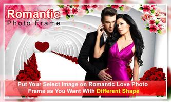 Romantic Love Dual Photo Frames Affiche