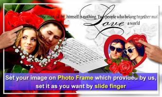 Romantic Love Dual Photo Frames capture d'écran 1