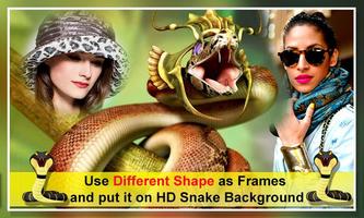Snake Dual Photo Frames Affiche