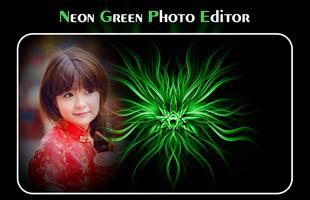 Neon Green Photo Editor capture d'écran 1