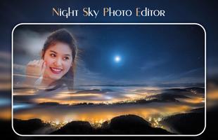 Night Sky Photo Editor Affiche