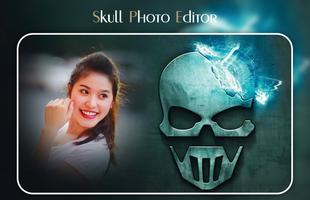 Skull Photo Editor الملصق
