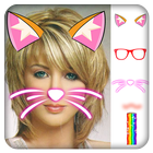 Women hairstyle - Cat Face ไอคอน