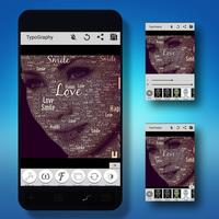 Typo Effect Photo Editor پوسٹر