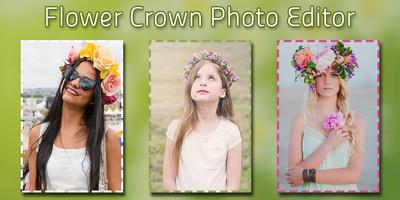 Flower Crown Photo Editor ポスター