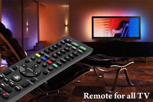 Remote Control for all TV Prank الملصق