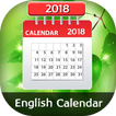 ”English Calender 2018