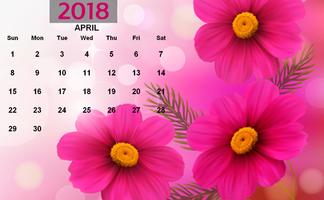 1 Schermata English Calender 2018