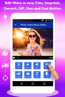 Video Editor - Music, Cut, Mix Video Affiche