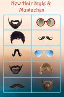 Men Mustache & Hair Styles ポスター