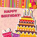 Happy Birthday Stickers