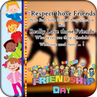 Friendship day Photo Frame أيقونة