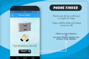 Phone Finder  : Clap To Find Phone Affiche