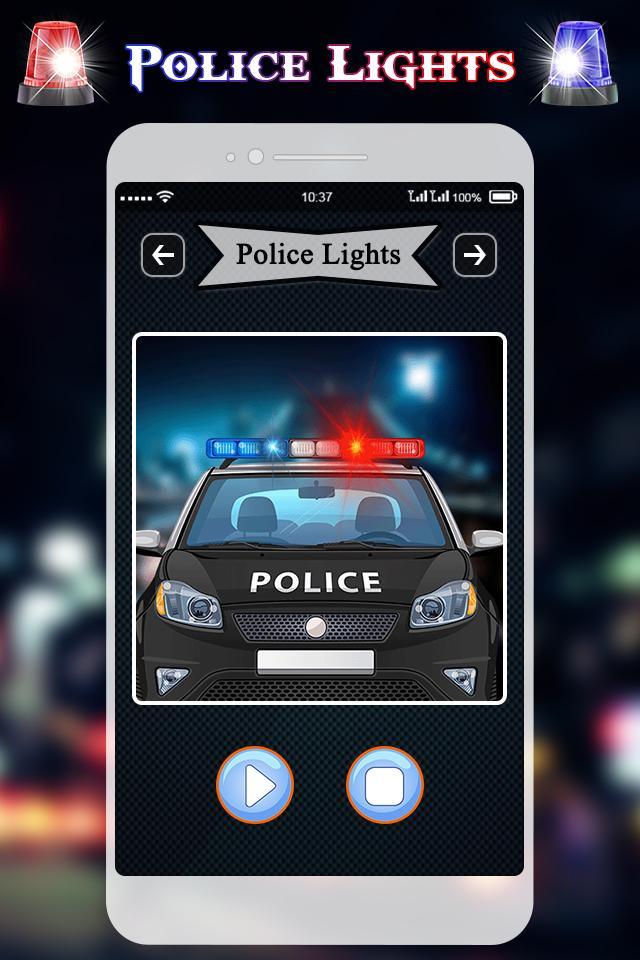 Police Lights Siren For Android Apk Download - police car with working siren roblox