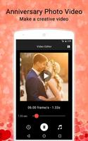 Anniversary Photo Video Maker постер