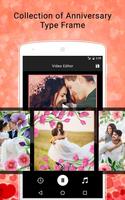 Anniversary Photo Video Maker ภาพหน้าจอ 1