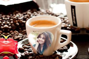 Coffee cup Photo frame poster