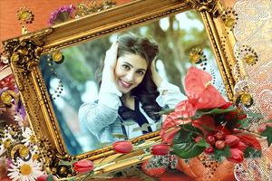 Flower Photo Frame تصوير الشاشة 1