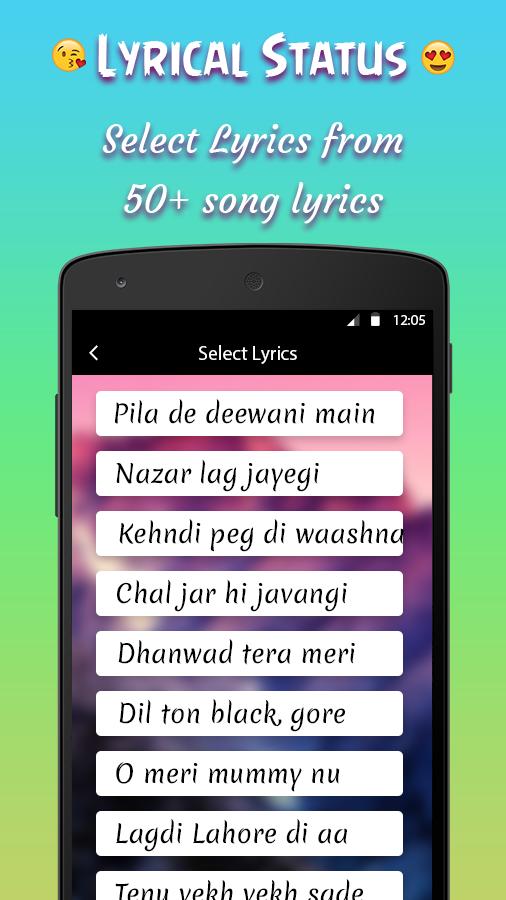 Punjabi Lyrical Video Status Maker For Android Apk Download