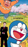 Doraemon Photo Frame App Editor Affiche