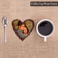 Coffee Cup Photo Frame poster