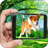 Dog In Phone Screen Prank icon